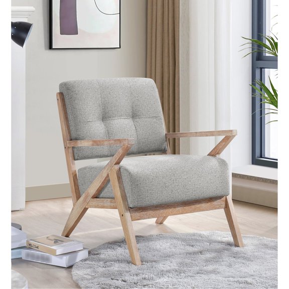 Antique Finish, 300lbs Capacity / Reliable Chair for Living Area