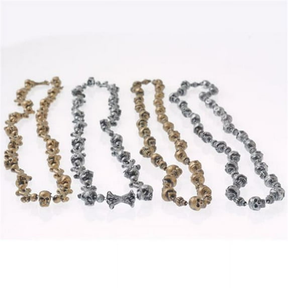 Antique Finish Halloween Necklaces - Pack of 12