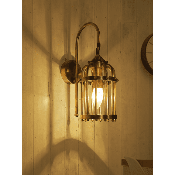 Antique Finished Small Birdcage Wall Lights