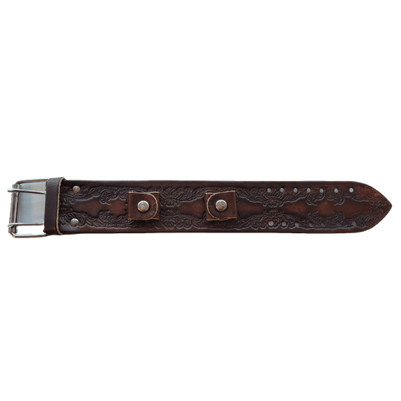 Antique Finished Tool Brown Leather Replacement Watch Band