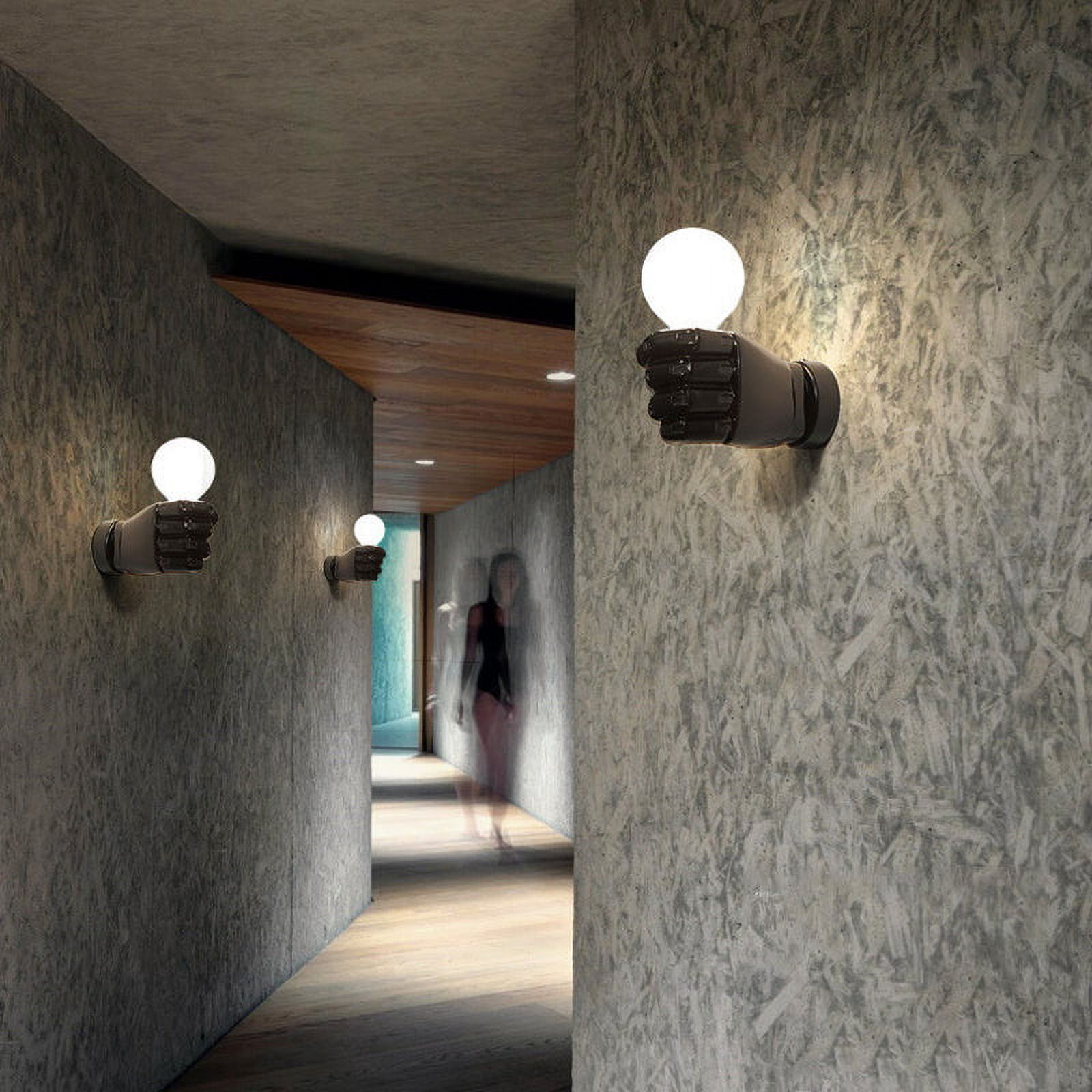 Antique Fist Wall Lamp LOFT Retro Creative Restaurant Bar Corridor