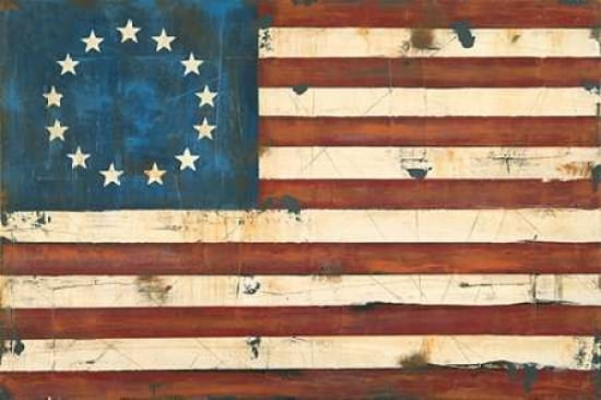 Antique Flag Canvas Art - Melissa Lyons (24 x 36)