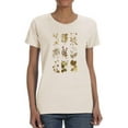 thumbnail image 1 of Antique Floral Grid Ii T-Shirt Women -Vision Studio Designs, Female XX-Large, 1 of 4