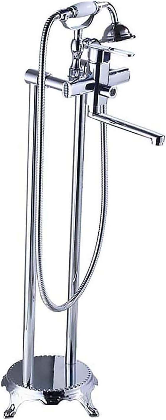 Antique Freestanding Bathtub Faucet Brass Freestanding Tub Faucet with ...