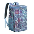 thumbnail image 1 of Antique French Country Insulated Cooler Backpack - 20L Rustic Paisley Design Leakproof Lunch Bag, Lightweight for Camping, Hiking & Road Trips, 1 of 6