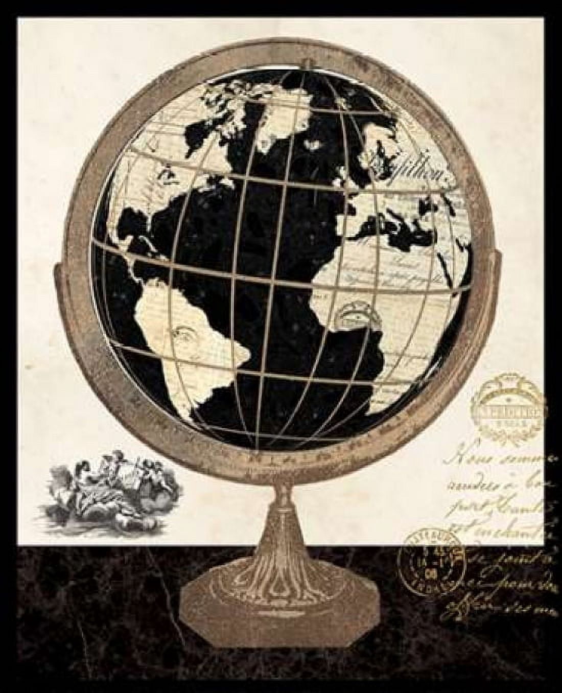 Antique French Globe Canvas Art - Devon Ross (20 x 24)