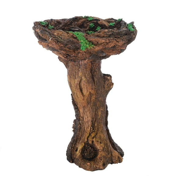 Antique Garden Birdbath Resin Decoration For Home Courtyard Patio Succulents And Bird Feeders