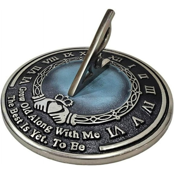 Antique Garden Sundial Grow Old with Me Prefect Wedding Idea Great Present for Husband, Wife, Friends