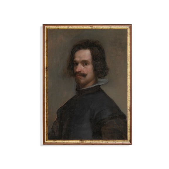 Antique Gentleman Portrait Poster Vintage Old Master Unframed Paper Print