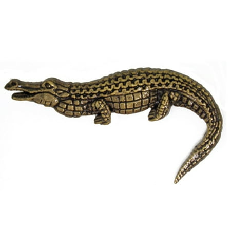 Antique Gold Alligator Animal Lapel Pin