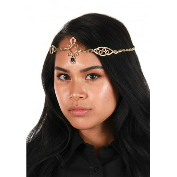 Antique Gold/Black Circlet Adjustable