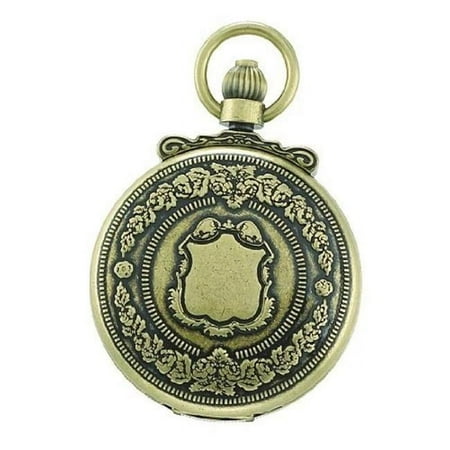 Charles Hubert Antique Gold Finish Skeleton Pocket Watch XWA3346