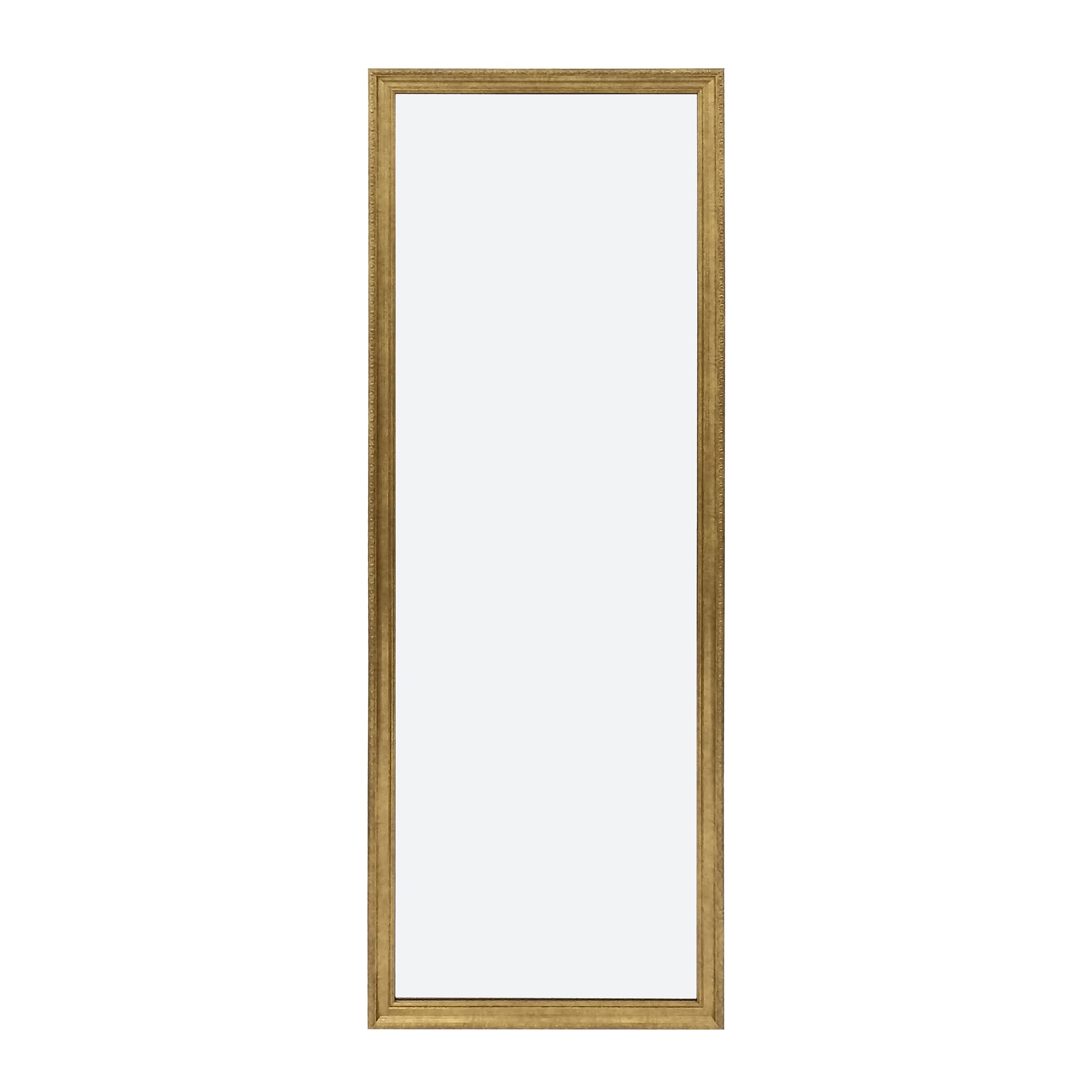 My Texas House Antique Gold Cheval Floor Mirror, 21 in x 64 in