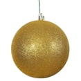thumbnail image 1 of Antique Gold Glitter Drilled Cap Ball Ornament, 15.75 in., 1 of 1