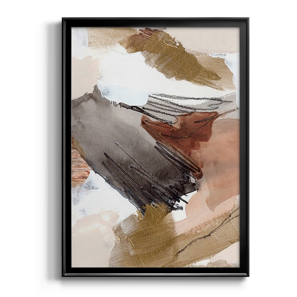 Antique Gold III Premium Framed Print, in Gold, Black, or Silver - Ready to Hang