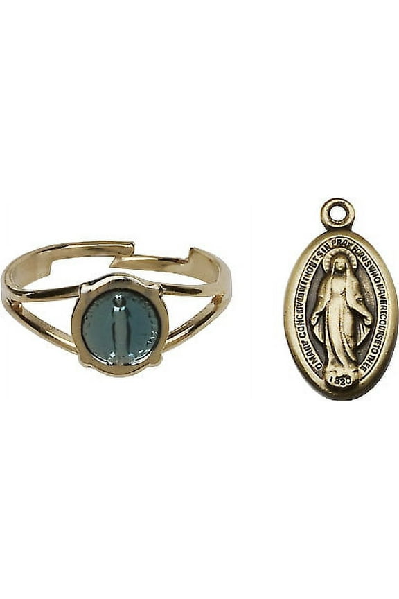Antique Gold Miraculous Ring Set