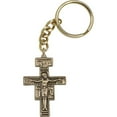 thumbnail image 1 of Antique Gold San Damiano Keychain, 1 of 4