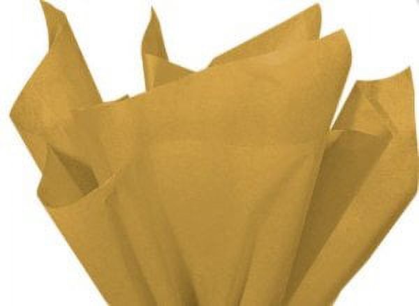 Antique Gold Tissue Paper 20 inch x 30 inch Sheets Premium Gift Wrap Paper