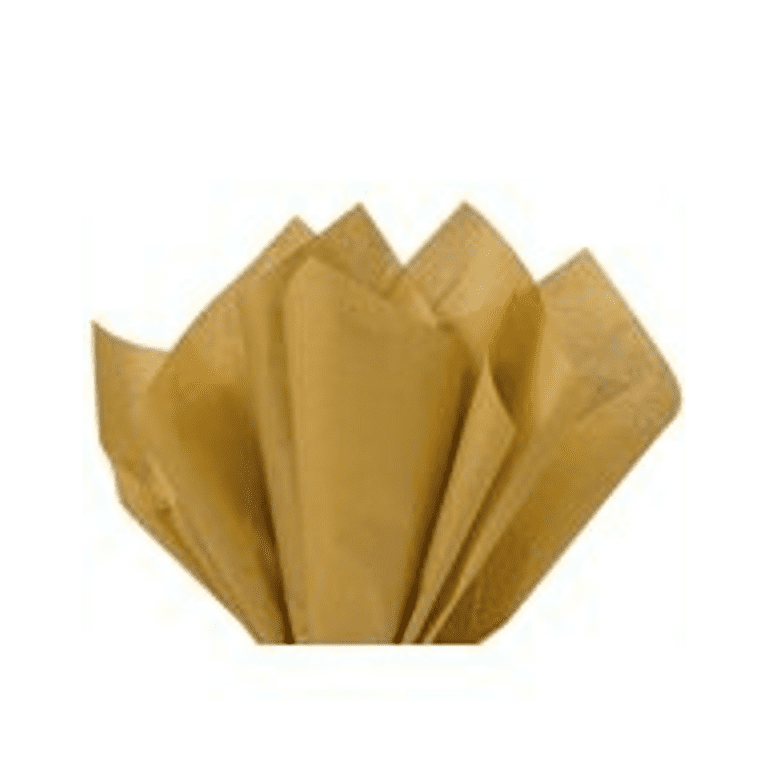 Antique Gold Tissue Paper Squares, Bulk 24 Sheets, Presents by Feronia  Packaging, Large 20 Inch x 30 Inch 