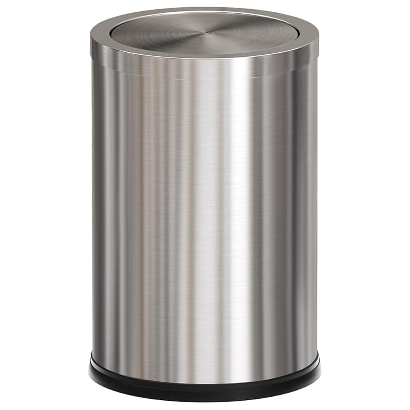 Antique Gold Trash can,Gold Bathroom Trash can with lid，Small Trash Can ...