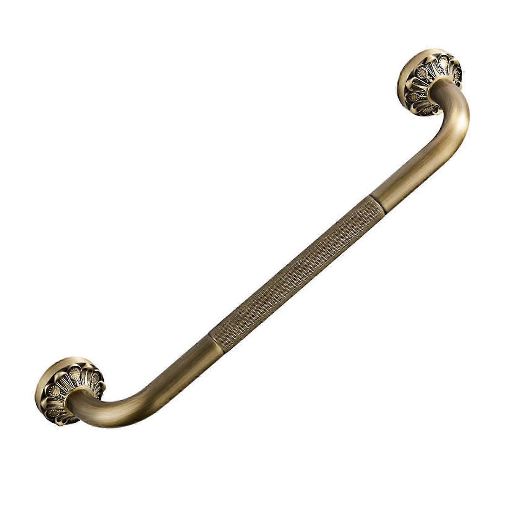 Support Handle Antique Grab Bar Wall Mount Brass Vintage Bathroom Tub Toilet Handrail ...