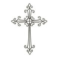 thumbnail image 1 of Antique Gray 17 x 12 inch Metal Wall Cross, 1 of 3