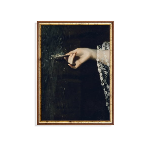 Antique Hand Study Vintage Old Master Drawing Decorative Interior Home Wall Art Poster