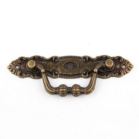 Antique Handles For Drawer Cupboard Door Chest Box Drawer Handles Bin Pulls O2K3