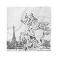 thumbnail image 1 of Antique Head Scarf, France, Head Wrap, 3 Sizes, by Ambesonne, 1 of 2