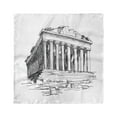 thumbnail image 1 of Antique Head Scarf, Greek Pantheon Sketch, Head Wrap, 3 Sizes, by Ambesonne, 1 of 2