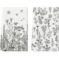 thumbnail image 1 of Antique Herbs Wild Flowers Leaves Spring Kitchen Towels Dish Towels, 18x26 Inch Seasonal Decoration Hand Towels Set of 2, 1 of 6