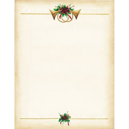 Antique Horns Letterhead - Christmas Holiday Brochure 25 Count 11"x 8.5"