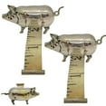 thumbnail image 1 of Antique-Inspired Pig Mini Tape Measure, cute pig tape measure, antique pig mini tape measure, retractable soft measuring metal tape tools, 1 of 10