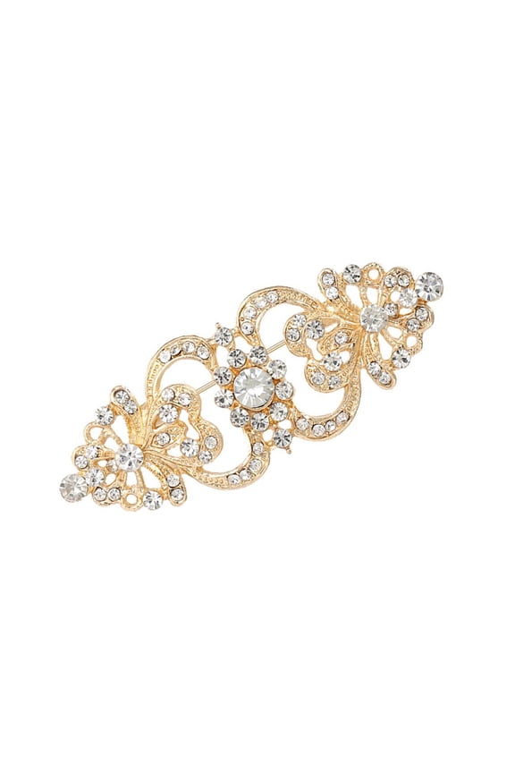 Antique Inspired Rhinestones Jewelry Secure Pin Closure Formal Occasion Outfits