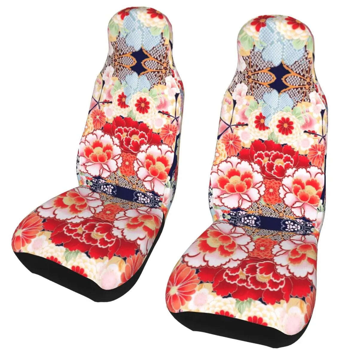 Tokyo Japanese Print Pattern Universal Fit Car Seat Covers main image 0