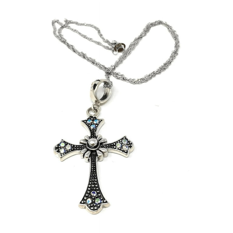 Jewelled Cross Necklace Jewelled Cross Necklace
