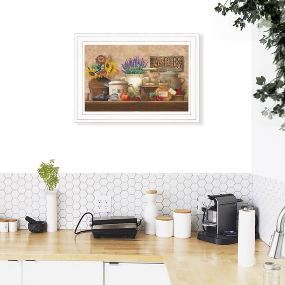 TrendyDecor4U Antique Kitchen By Ed Wargo Framed Print ED195B-226G