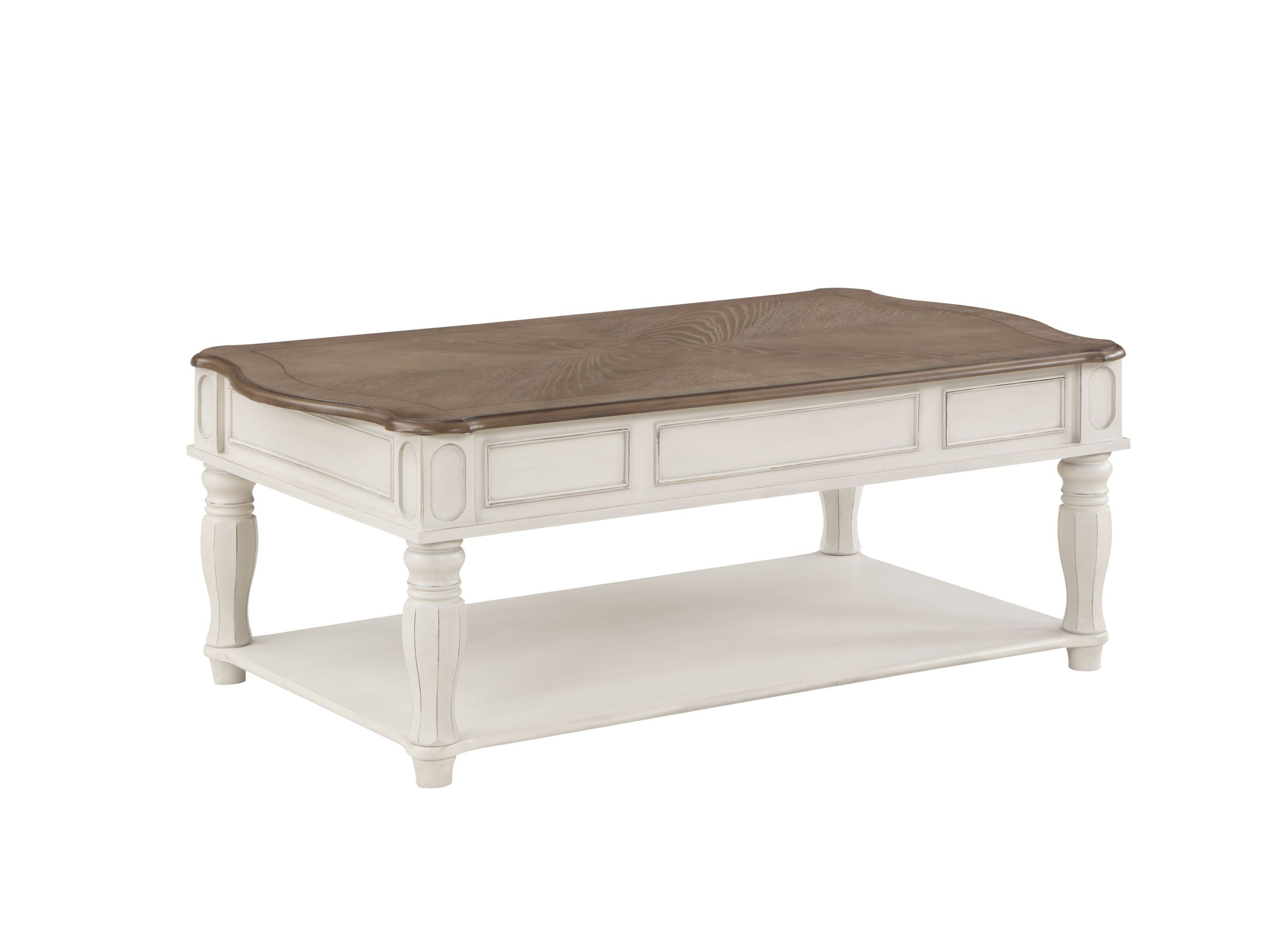 Antique Lift Top Coffee Table - White - Walmart.com