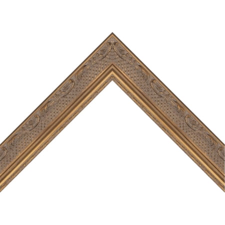 Antique Lined Gold Ornate Picture Frame Scoop