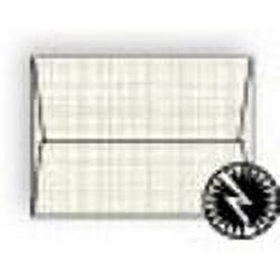 Antique Linen Natural A-2 Announcement Envelopes, 4-3/8" x 5-3/4", Recycled 24 lb Colored Sulphite, Acid Free, Imaging Finish, Side Seams, Square Flap - Box of 250 Envelopes