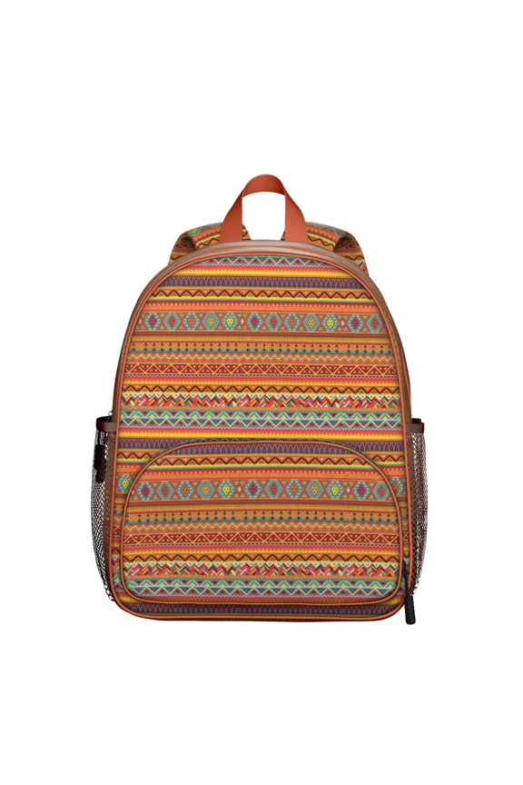 Antique Lovers Student Backpack – Retro Faded Design with Rustic Boho Accents, Lightweight Travel Daypack for Elementary School