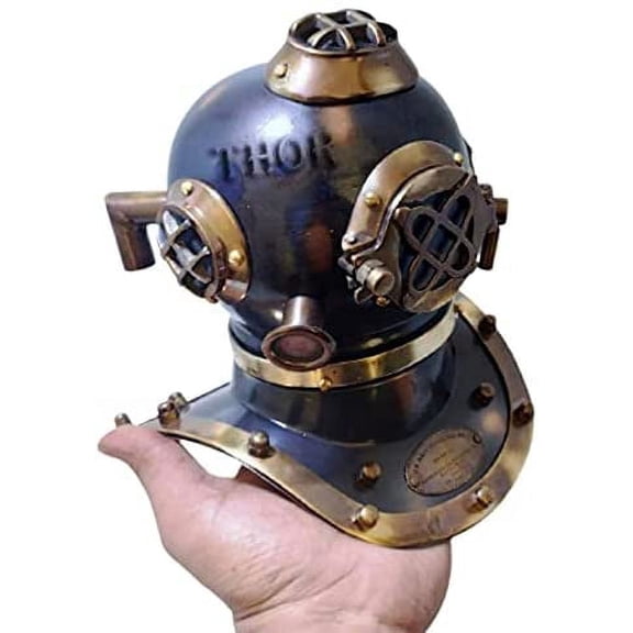 Antique Marine Scuba Diving Divers Helmet Reproduction Desk Decor Gift