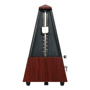 Antique Mechanical Metronome Tower Type Metronome Traditional Metronome for Piano Guitar Drums Violin Teak Color