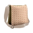 thumbnail image 1 of Antique Messenger Bag, Byzantine Retro Floral, Unisex Cross-body, by Ambesonne, 1 of 2