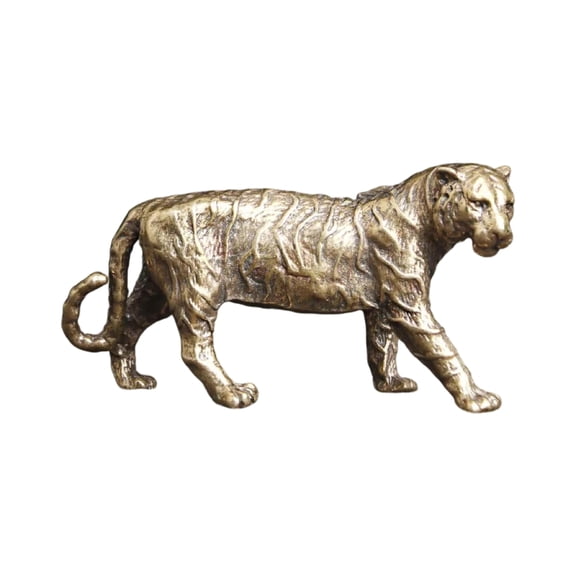 Antique Solid Metal Animal Miniature Figurine Durable Animal Statue Outdoor Indoor Decoration Cultural Art Piece