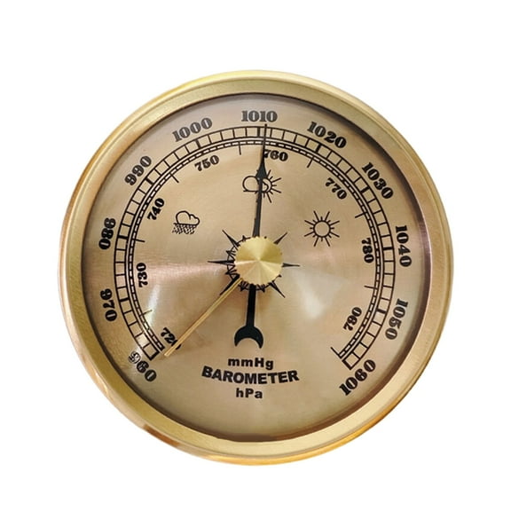 Antique Metal Barometer Atmospheric Pressure Gauges Environmental Monitor Home Office Gift 70mm 90mm 108mm 130mm