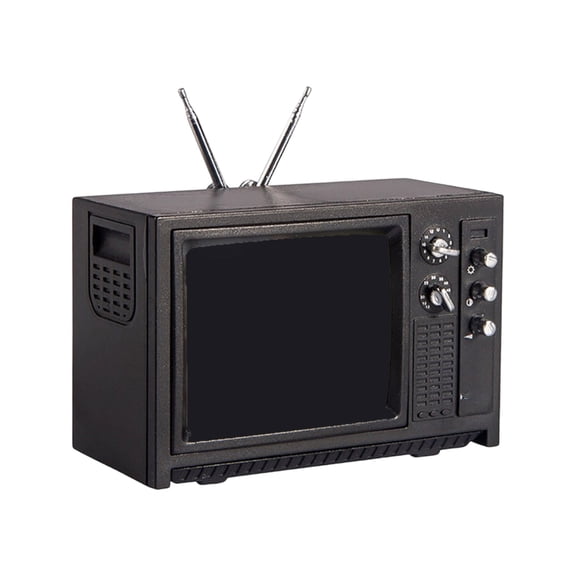 Antique Miniature TVs 1/12 Doll House Scene Display Accessory With Realistic Detail For Collector And Model Enthusiasts