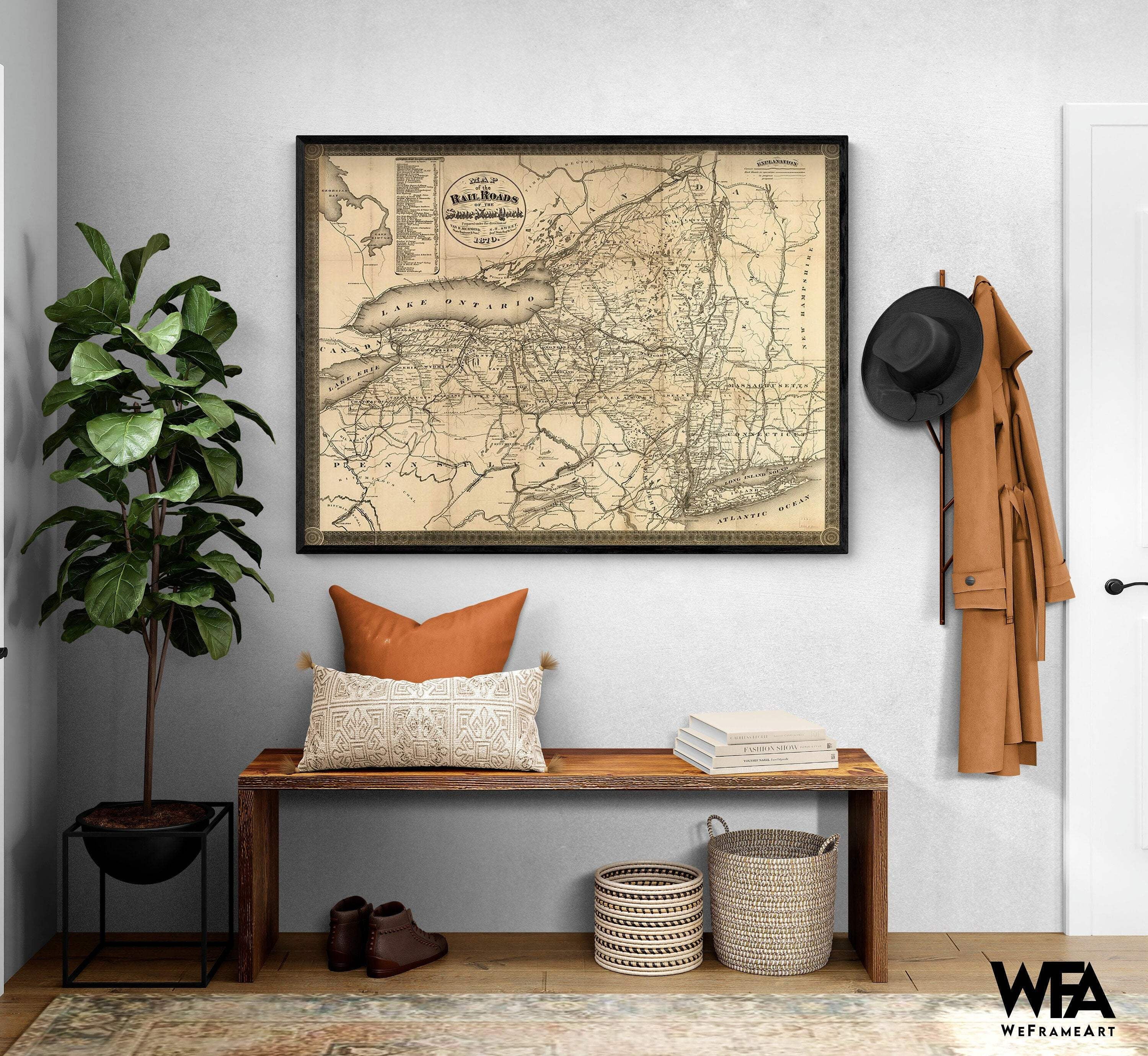 Antique New York Poster Print - Antique New York Poster Print Lobby Wall Decor Office Poster Print Old Restaurant Wall Decor USA Map Poster United States Wall Art D7b066c6 3a88 4aee B749 49cb84ef1849.04a8a568ca5ccfd26c59ed9f6aa4d692 