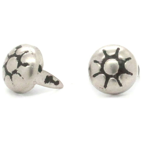 Antique Nickel Old World Parachute 3/8" Nail Head Spots 100 pk NH2103-21 Stecksstore