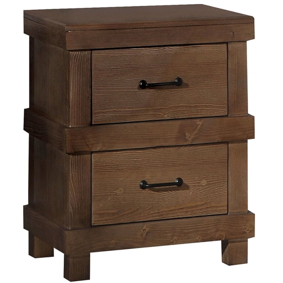 Antique Oak Finish Nightstand / Bedroom Ambiance Creator / Store Bedside Stuff
